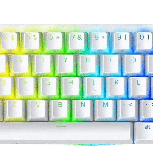 RAZER HUNTSMAN MINI MERCURY WHITE 60% GAMING KEYBOARD