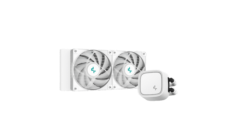DEEPCOOL LE520 WH 240MM ARGB AIO CPU LIQUID COOLER WHITE - Image 3