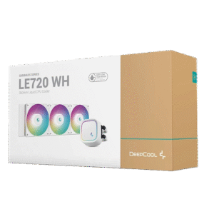 DEEPCOOL LE720 WH 360MM ARGB LIQUID CPU COOLER WHITE