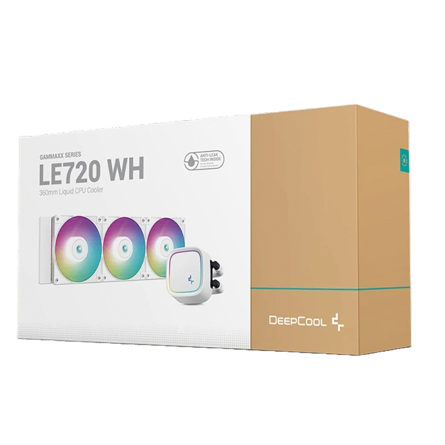 DEEPCOOL LE720 WH 360MM ARGB LIQUID CPU COOLER WHITE