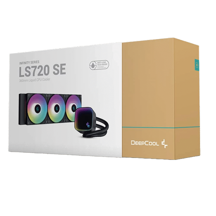 DEEPCOOL LS720 SE 360MM ARGB LIQUID CPU COOLER BLACK