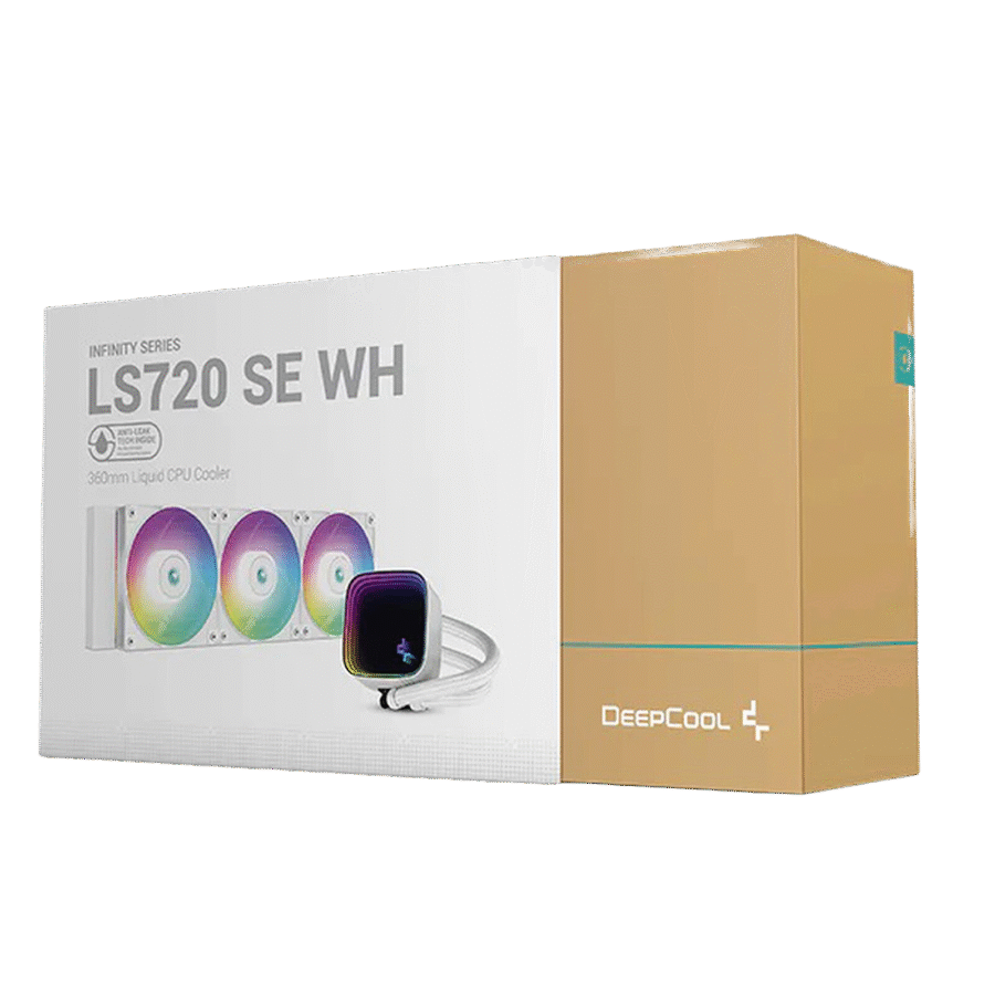 DEEPCOOL LS720 SE 360MM ARGB LIQUID CPU COOLER WHITE