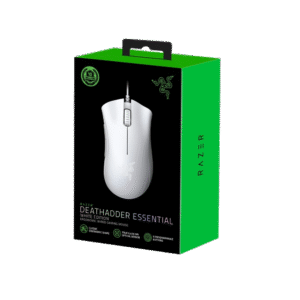 RAZER DEATHADDER ESSENTIAL WHITE WIRED MOUSE