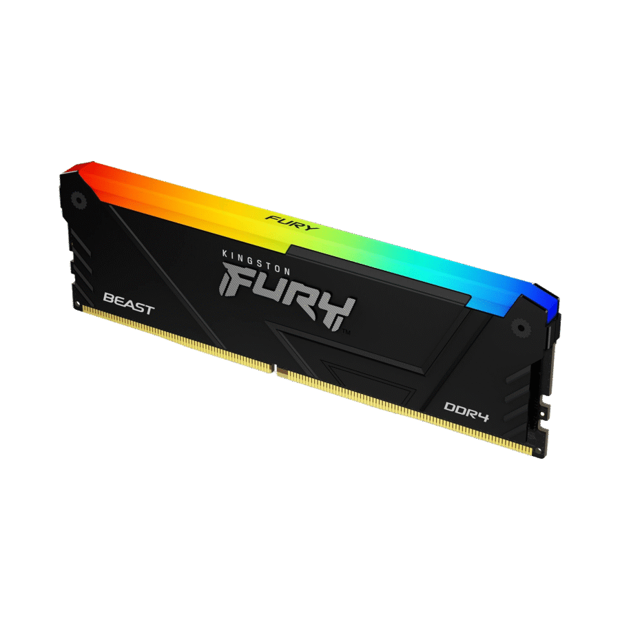 KINGSTON FURY BEAST RGB 8GB DDR4 3200MHZ CL16 BLACK