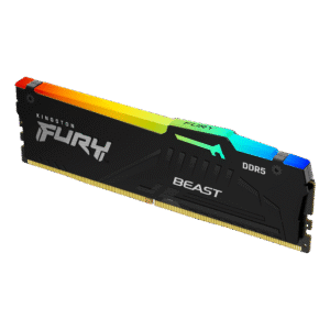 KINGSTON FURY BEAST RGB 16GB DDR5 5600MHZ CL40 BLACK
