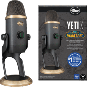 BLUE YETI X WORLD OF WARCRAFT EDITION USB MICROPHONE FOR STREAMING AND PODCAST