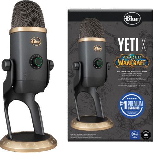 BLUE YETI X WORLD OF WARCRAFT EDITION USB MICROPHONE FOR STREAMING AND PODCAST
