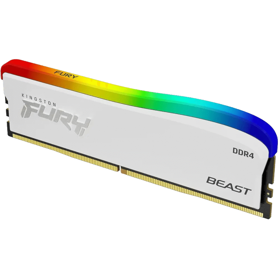 KINGSTON FURY BEAST RGB SPECIAL EDITION 8GB DDR4 3200MHZ CL16 WHITE
