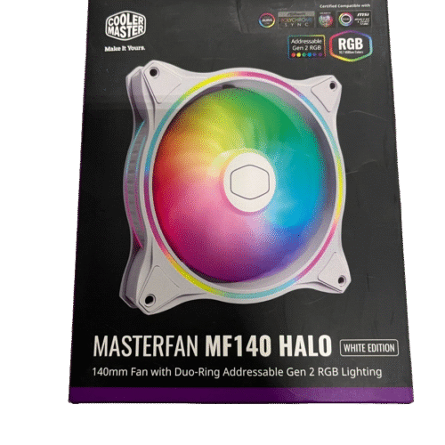 COOLER MASTER MASTERFAN MF140 HALO WHITE
