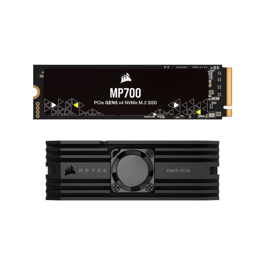 CORSAIR MP700 2TB PCIe Gen5 NVMe M.2 SSD WITH HEATSINK