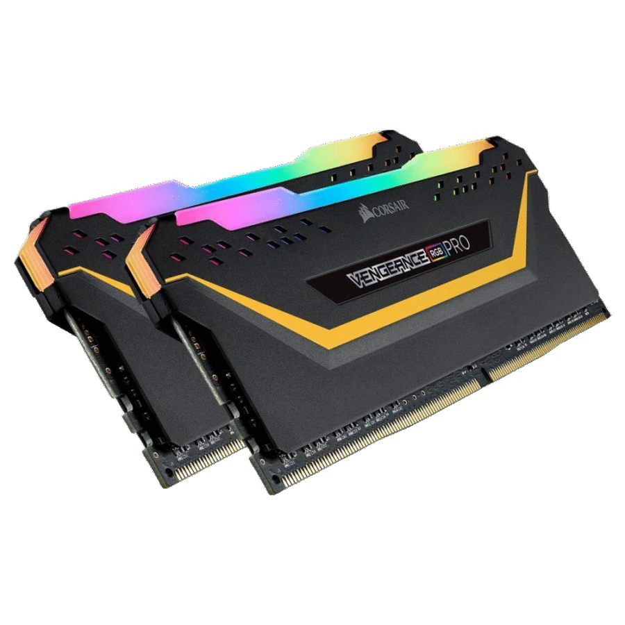 CORSAIR VENGEANCE RGB PRO 32GB (2x16GB) DDR4 3200MHz CL16 MEMORY KIT BLACK - Image 3