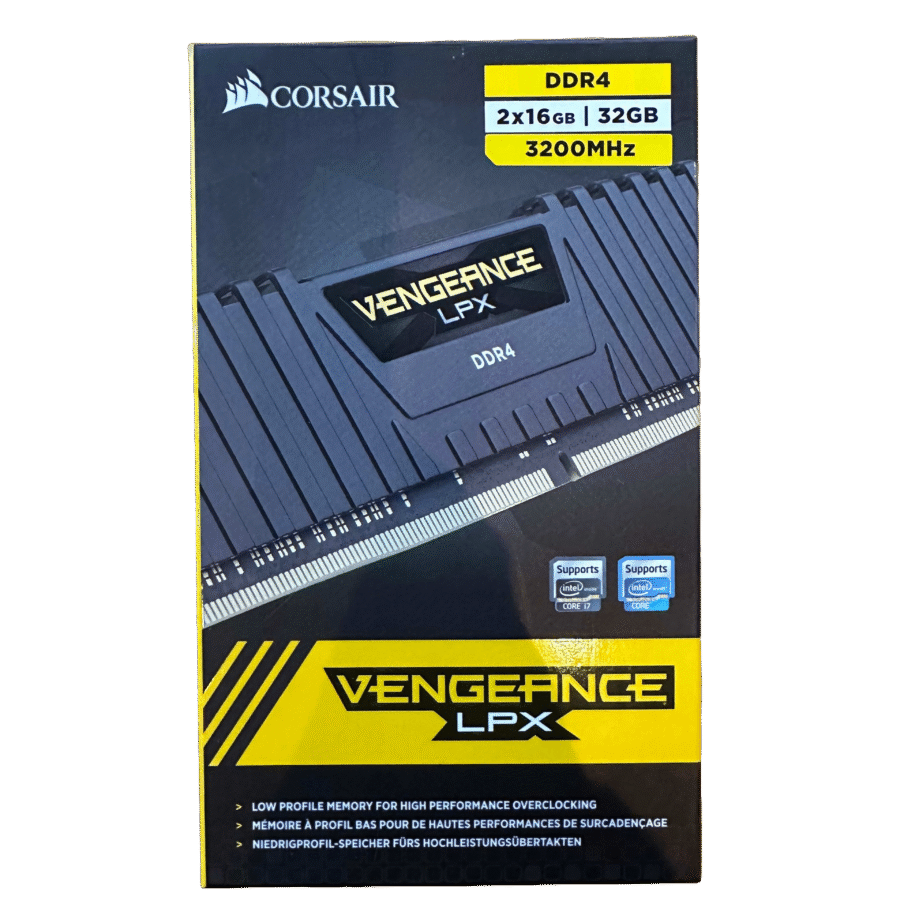 CORSAIR VENGEANCE LPX 32GB (2x16GB) DDR4 3200MHz CL16 MEMORY KIT BLACK