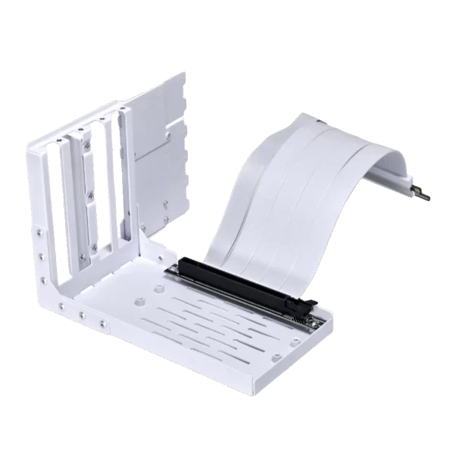 LIAN LI UNIVERSAL 4-SLOTS VERTICAL GPU KIT WHITE (GEN 4)