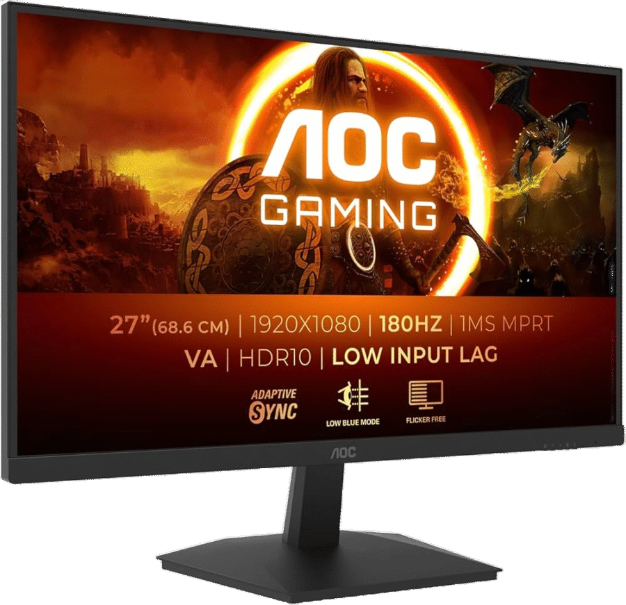 AOC 27G15N GAMING MONITOR 27' FHD 180Hz 1ms VA PANEL