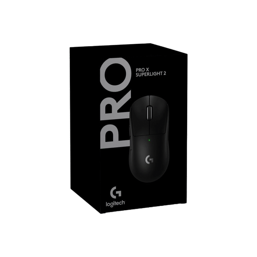LOGITECH G PRO X SUPERLIGHT 2 BLACK WIRELESS GAMING MOUSE