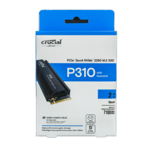 CRUCIAL P310 2TB PCIe Gen4 NVMe M.2 SSD with Heatsink