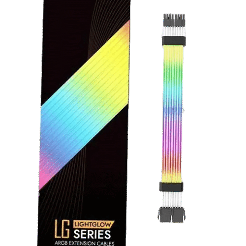 DARKFLASH LG02 6+2 PIN X2 ARGB EXTENSION LIGHTGLOW CABLE BLACK