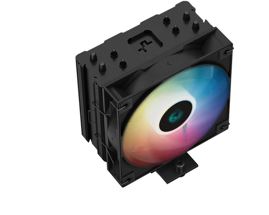 DEEPCOOL AG400 BK ARGB 120MM SINGLE TOWER CPU COOLER BLACK - Image 4