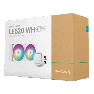 DEEPCOOL LE520 WH 240MM ARGB AIO CPU LIQUID COOLER WHITE