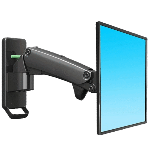 NB F120 GAS SPRING FULL MOTION WALL MONITOR ARM