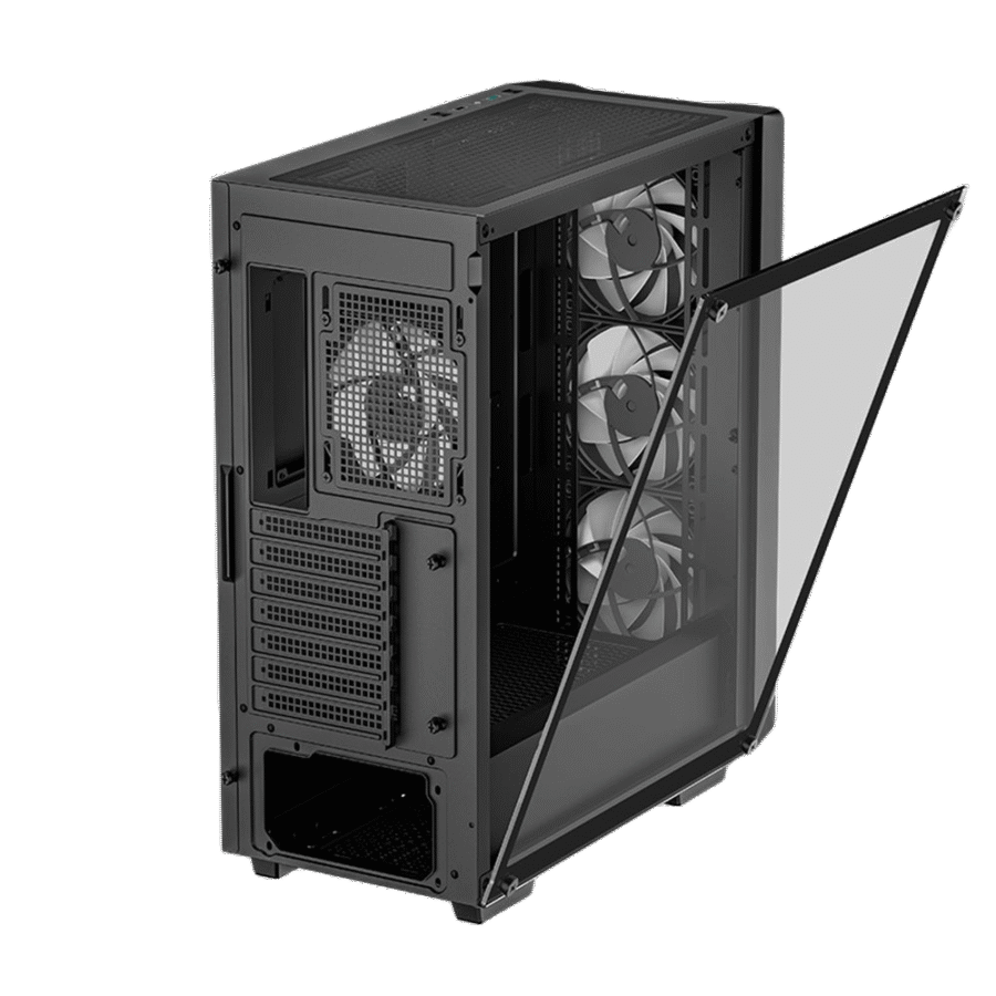 DEEPCOOL CC560 ARGB V2 MID TOWER CASE BLACK - Image 2