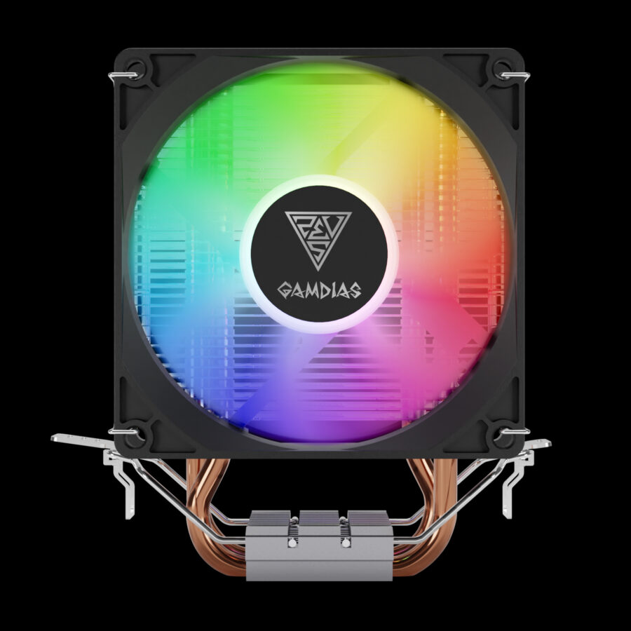 GAMDIAS BOREAS E1-210 LITE AIR COOLER RGB FAN - Image 4