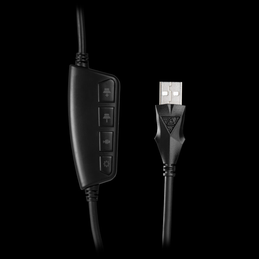 GAMDIAS HEBE M3 USB 7.1 BLACK HEADSET - Image 2