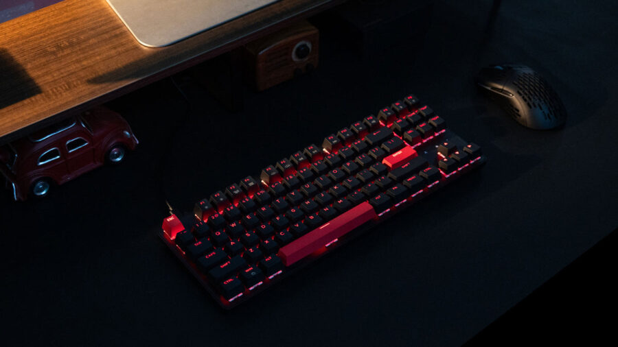 LEMOKEY X1 WIRED MECHANICAL KEYBOARD – RED SWITCH - Image 4