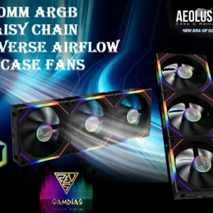 GAMDIAS AEOLUS P2-1203 PACK OF 3 FANS