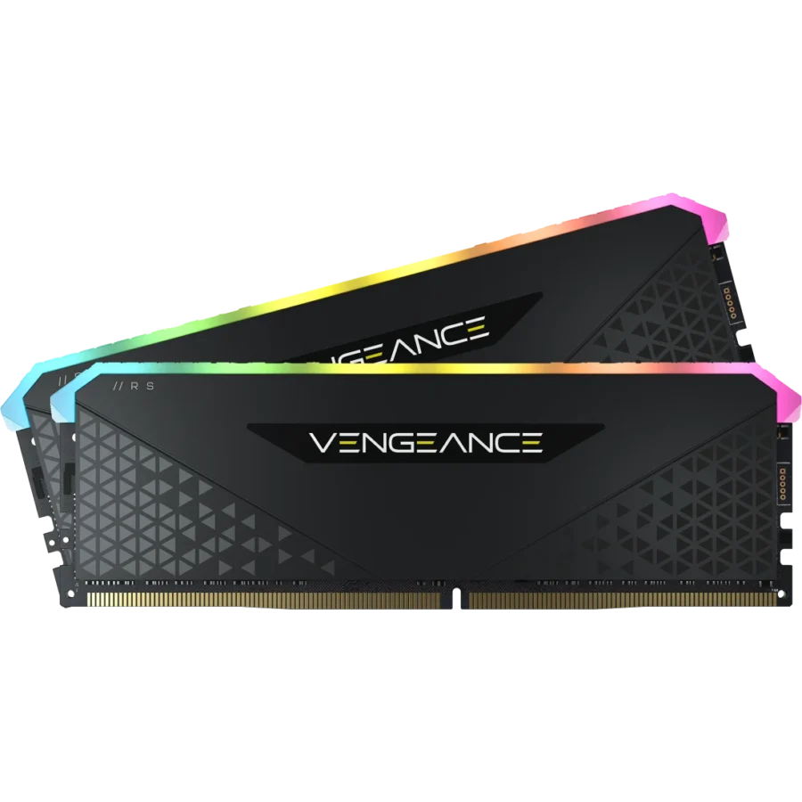 CORSAIR VENGEANCE RGB RS 32GB (2x16GB) DDR4 3200MHz CL16 MEMORY KIT BLACK - Image 3