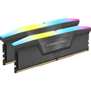 CORSAIR VENGEANCE RGB DDR5 32GB (2x16GB) 6000MHz CL30 MEMORY KIT GRAY
