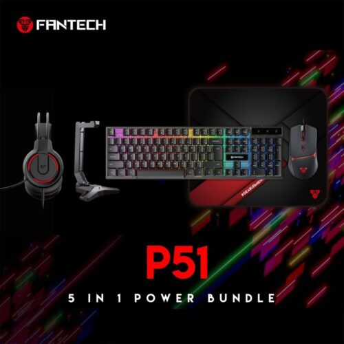 FANTECH P51 5 IN 1 GAMING BUNDLE BLACK