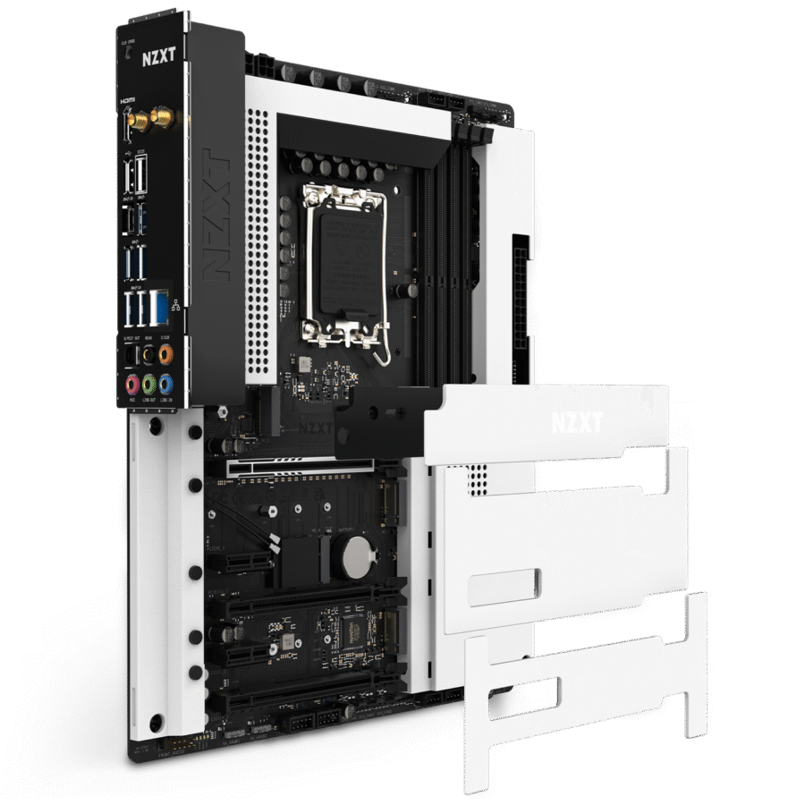 NZXT N7 Z790 WHITE ATX INTEL DDR5 MOTHERBOARD LGA 1700 - Image 4