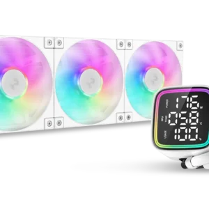 DEEPCOOL LD360 WHITE 360MM DIGITAL ARGB LIQUID CPU COOLER