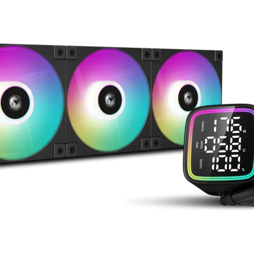 DEEPCOOL LD360 BLACK 360MM DIGITAL ARGB LIQUID CPU COOLER