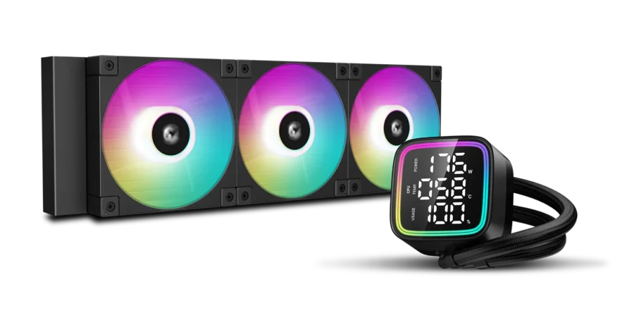 DEEPCOOL LD360 BLACK 360MM DIGITAL ARGB LIQUID CPU COOLER