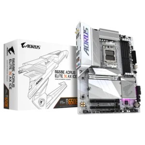 GIGABYTE B650E AORUS ELITE X AX ICE AMD DDR5 MOTHERBOARD AM5