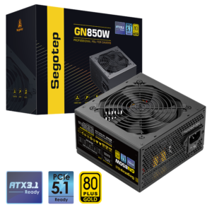 SEGOTEP GN850W 80 PLUS GOLD ATX 3.1 - BLACK