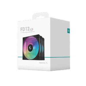 DEEPCOOL FD12 ARGB BLACK 3-PACK 120MM PWM CASE FANS