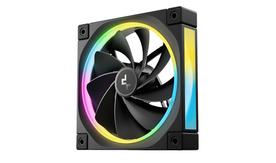 DEEPCOOL FL12R BLACK REVERRSE BLADE ARGB 3‑PACK 120MM PWM CASE FANS - Image 4