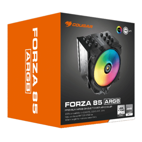 COUGAR FORZA 85 ARGB 120MM TOWER CPU AIR COOLER