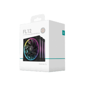 DEEPCOOL FL12 BLACK ARGB 3-PACK 120MM PWM CASE FANS