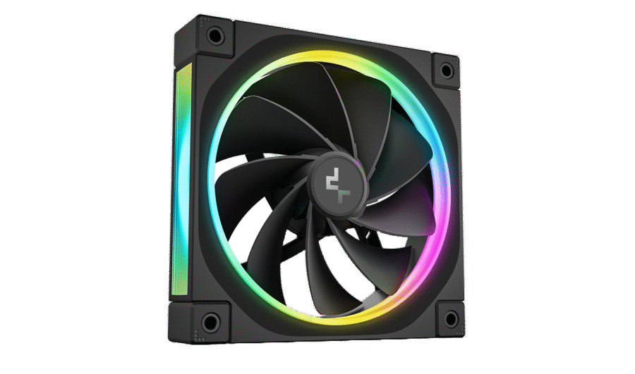 DEEPCOOL FL12R BLACK REVERRSE BLADE ARGB 3‑PACK 120MM PWM CASE FANS - Image 3