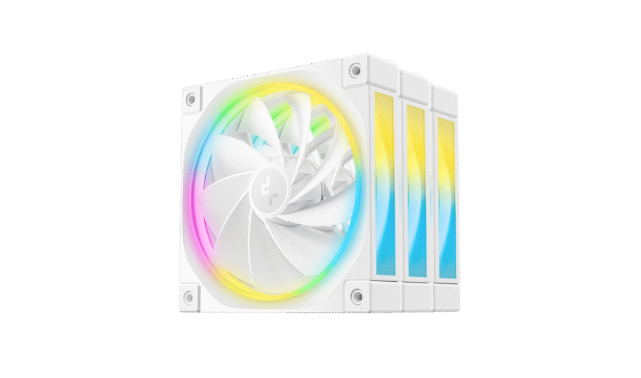 DEEPCOOL FL12R WHITE REVERRSE BLADE ARGB 3‑PACK 120MM PWM CASE FANS - Image 2