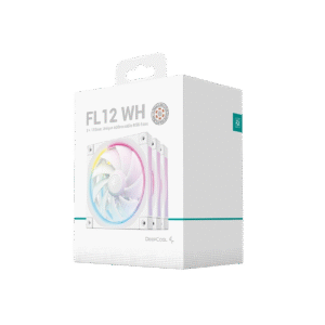 DEEPCOOL FL12 WHITE ARGB 3-PACK 120MM PWM CASE FANS