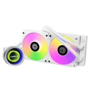 LIAN LI GALAHAD II TRINITY 240MM AIO LIQUID COOLER WHITE