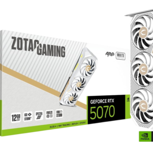 ZOTAC GEFORCE RTX 5070 12GB AMP OC EDITION - WHITE