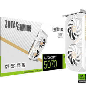 ZOTAC GEFORCE RTX 5070 12GB TWIN EDGE OC EDITION - WHITE
