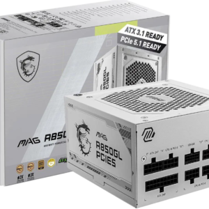 MSI MAG A850GL PCIE5 850W 80 PLUS GOLD ATX 3.1 FULLY MODULAR - WHITE