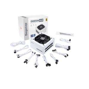 SEGOTEP GM850W 80 PLUS GOLD ATX 3.1 FULLY MODULAR - WHITE